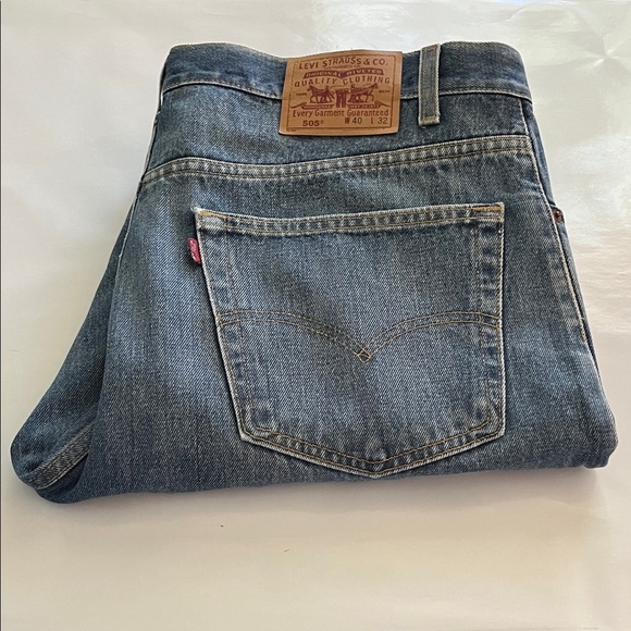 Vintage Levi’s 505 Regular Fit Straight Leg Size 40 x 32 - Picture 3 of 16